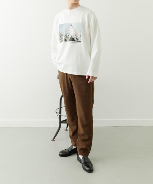 ITEMS URBANRESEARCH（アイテムズ アーバンリサーチ）の「Art Graphic ポンチカットソー Wind（Tシャツ/カットソー・メンズ・ブラック/ホワイト・MEDIUM/LARGE）」の21枚目の写真