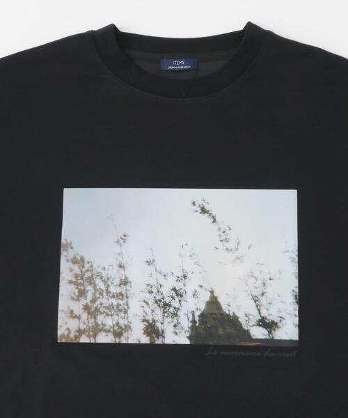 ITEMS URBANRESEARCH（アイテムズ アーバンリサーチ）の「Art Graphic ポンチカットソー Wind（Tシャツ/カットソー・メンズ・ブラック/ホワイト・MEDIUM/LARGE）」の17枚目の写真