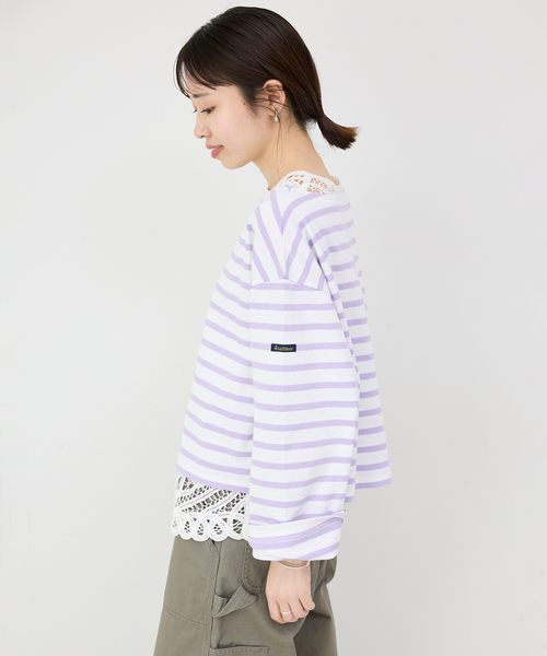 新品　Le minor/ルミノア SLOBE別注 ショートボーダープルオーバー Le Minor（ルミノア）の「Le minor/ルミノア SLOBE別注 ショート
