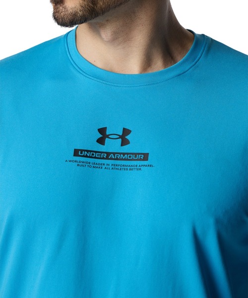 UNDER ARMOUR（アンダーアーマー）の「【別注】アンダーアーマー  UAモチベート グラフィック ショートスリーブ Tシャツ 限定コラボ（Tシャツ/カットソー・メンズ・ブルー/グリーン/ダークグレー・S/M/L/3L/LL）」の12枚目の写真