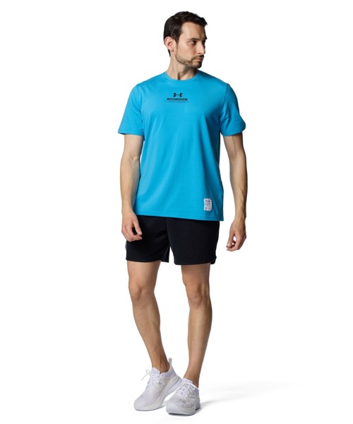 UNDER ARMOUR（アンダーアーマー）の「【別注】アンダーアーマー  UAモチベート グラフィック ショートスリーブ Tシャツ 限定コラボ（Tシャツ/カットソー・メンズ・ブルー/グリーン/ダークグレー・S/M/L/3L/LL）」の11枚目の写真