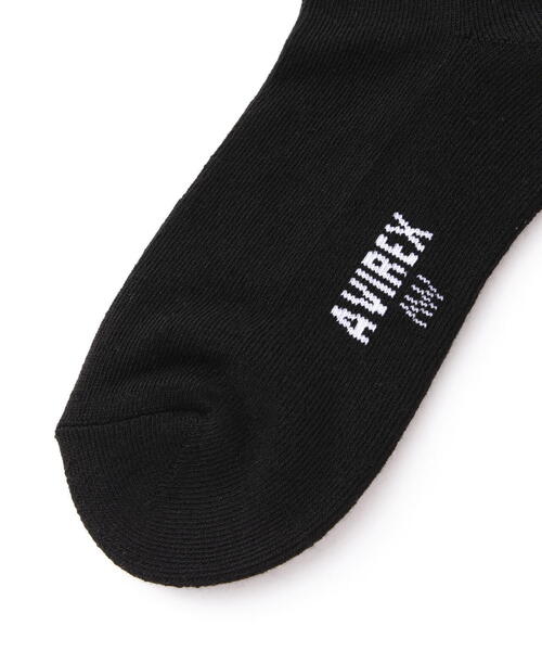 AVIREX（アヴィレックス）の「TOM CAT AVIREX USA SOCKS/トムキャット アヴィレックスUSAソックス（ソックス/靴下・レディース・ブラック/ホワイト・F）」の9枚目の写真