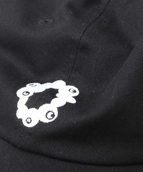 A.M.S.(エーエムエス)の「大阪・関西万博公式 ミャクミャク ワイドつば 刺繍キャップ 総柄裏地(キャップ・メンズ・ネイビー/ブラック・FREE)」の14枚目の写真