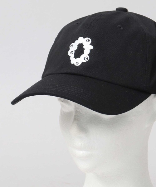 A.M.S.(エーエムエス)の「大阪・関西万博公式 ミャクミャク ワイドつば 刺繍キャップ 総柄裏地(キャップ・メンズ・ネイビー/ブラック・FREE)」の15枚目の写真