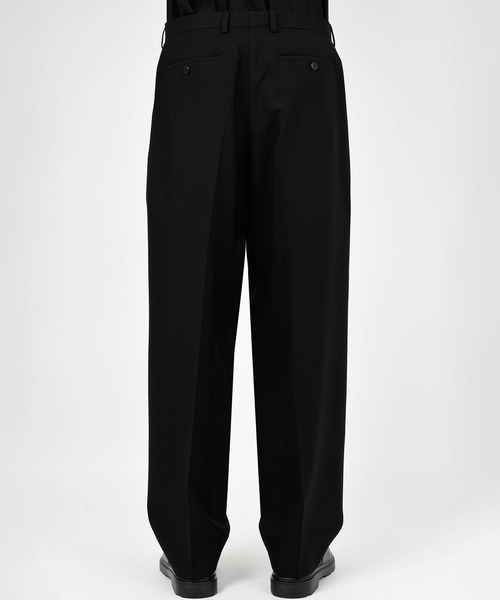 LAD MUSICIAN（ラッドミュージシャン）の「WIDE TAPERED SLACKS（スラックス・メンズ・ネイビー系/ブラック/ダークグリーン系・42/44/46）」の13枚目の写真