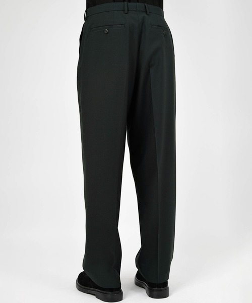 LAD MUSICIAN（ラッドミュージシャン）の「WIDE TAPERED SLACKS（スラックス・メンズ・ネイビー系/ブラック/ダークグリーン系・42/44/46）」の7枚目の写真