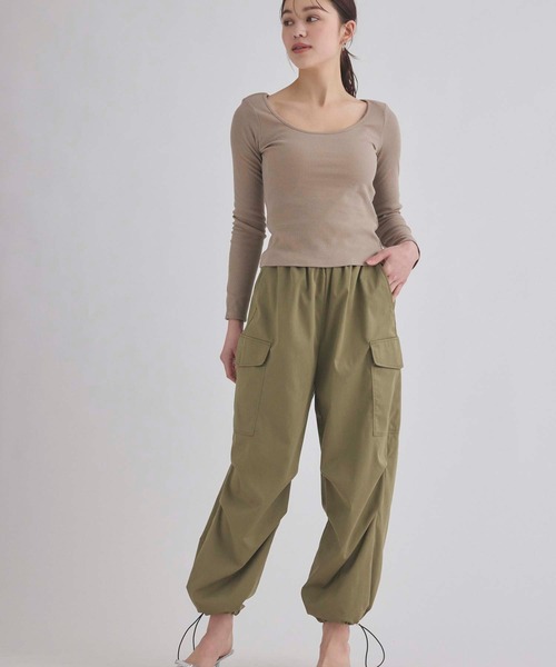 ツイルワイドカーゴパンツ（その他パンツ）｜Edit Sheen