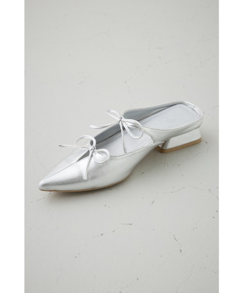AZUL by moussy（アズールバイマウジー）の「リボンベルトポインテッドパンプス（パンプス・レディース・ブラック/シルバー・SMALL/MEDIUM/LARGE）」の20枚目の写真
