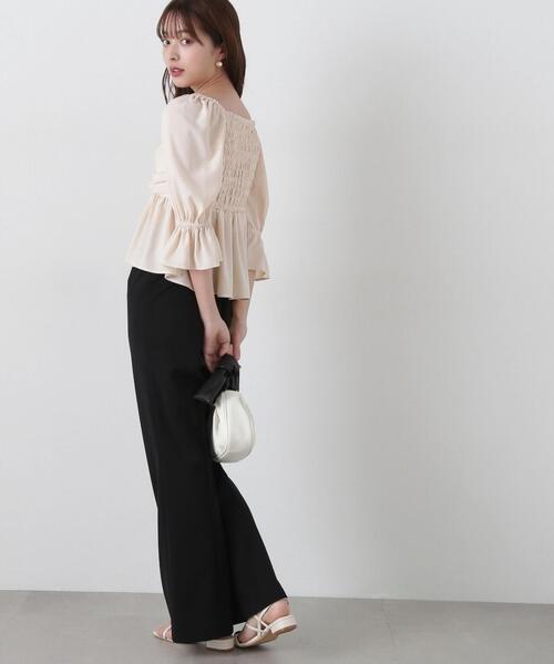 PROPORTION BODY DRESSING（プロポーションボディドレッシング）の「２ｗａｙフロントギャザーブラウス / 1215110405（シャツ/ブラウス・レディース・ピンク/ネイビー/カーキ・MEDIUM/SMALL）」の5枚目の写真