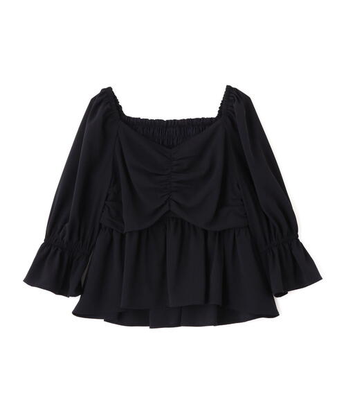 PROPORTION BODY DRESSING（プロポーションボディドレッシング）の「２ｗａｙフロントギャザーブラウス / 1215110405（シャツ/ブラウス・レディース・ピンク/ネイビー/カーキ・MEDIUM/SMALL）」の7枚目の写真