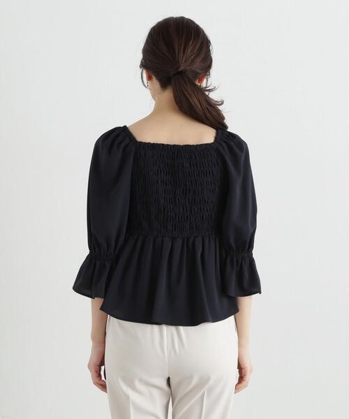 ブラウス シャツ ２ｗａｙフロントギャザーブラウス / 1215110405 レディース 2wayフロントギャザーブラウス | PROPORTION BODY DRESSING
