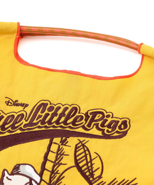 Ball&Chain（ボールアンドチェーン）の「Ball&Chain(ボールアンドチェーン) Three Little Pigs/Mサイズ（エコバッグ/サブバッグ・レディース・イエロー/ベージュ・F）」の4枚目の写真