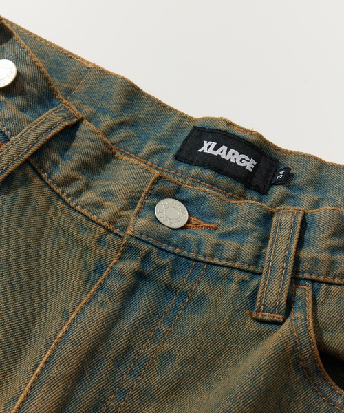 XLARGE（エクストララージ）の「BAGGY DENIM PANTS（デニムパンツ・メンズ・インディゴブルー/グリーン/ブラウン・36inch/34inch/32inch/30inch）」の13枚目の写真