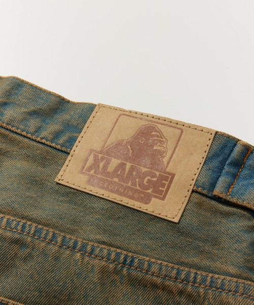 XLARGE（エクストララージ）の「BAGGY DENIM PANTS（デニムパンツ・メンズ・インディゴブルー/グリーン/ブラウン・36inch/34inch/32inch/30inch）」の8枚目の写真