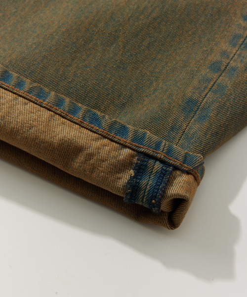 XLARGE（エクストララージ）の「BAGGY DENIM PANTS（デニムパンツ・メンズ・インディゴブルー/グリーン/ブラウン・36inch/34inch/32inch/30inch）」の9枚目の写真