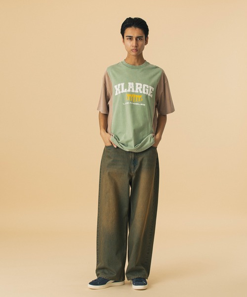 XLARGE（エクストララージ）の「BAGGY DENIM PANTS（デニムパンツ・メンズ・インディゴブルー/グリーン/ブラウン・36inch/34inch/32inch/30inch）」の11枚目の写真