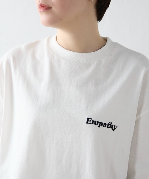 セール】Front&back Embroidery BIG T shirts 前後刺繍ビッグT