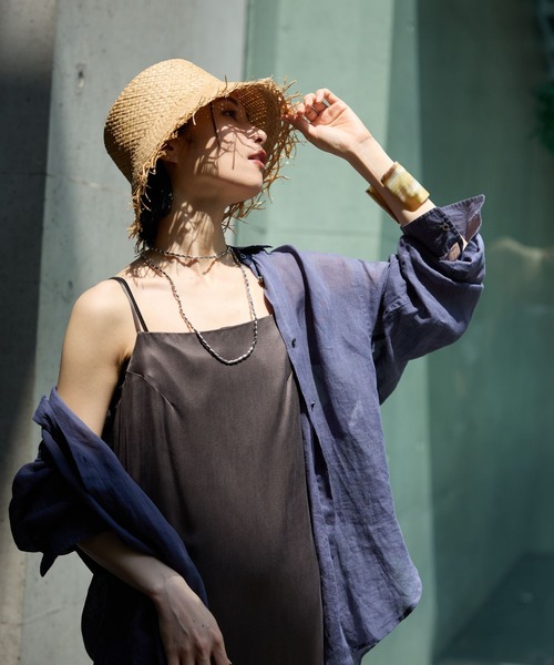 Akemana様人気完売色Babylon2025ラミーシアーオーバーシャツブルー BABYLONE｜ラミーシアーオーバーシャツ | Rakuten Fashion(楽天