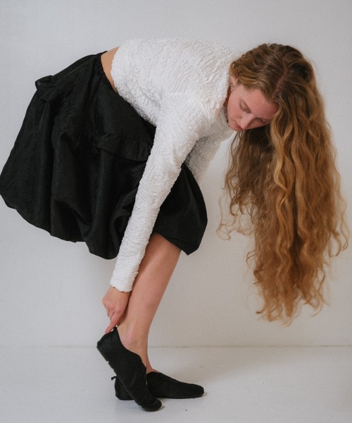 HONEY MI HONEY(ハニーミーハニー)の「swell jacquard cardigan(カーディガン/ボレロ・レディース・ピンク/ホワイト/ブラック・FREE)」の11枚目の写真