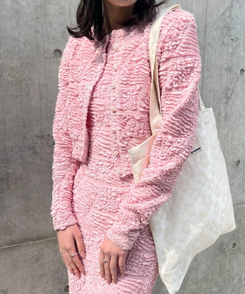 セール】swell jacquard cardigan（カーディガン/ボレロ