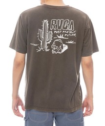 RVCA メンズ DEATH VALLEY SS Tシャツ 【2025年春夏モデル】/ルーカバックプリント半袖Tシャツ
