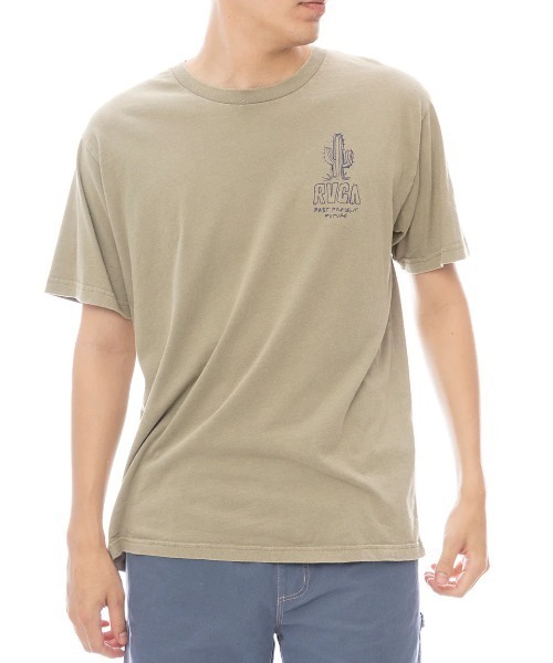 RVCA(ルーカ)の「RVCA メンズ DEATH VALLEY SS Tシャツ 【2025年春夏モデル】/ルーカバックプリント半袖Tシャツ(Tシャツ/カットソー・メンズ・ミント/ブラック系その他/オフホワイト・X-LARGE/LARGE/MEDIUM/SMALL)」の12枚目の写真
