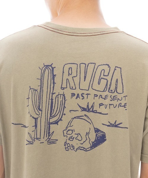 RVCA(ルーカ)の「RVCA メンズ DEATH VALLEY SS Tシャツ 【2025年春夏モデル】/ルーカバックプリント半袖Tシャツ(Tシャツ/カットソー・メンズ・ミント/ブラック系その他/オフホワイト・X-LARGE/LARGE/MEDIUM/SMALL)」の14枚目の写真