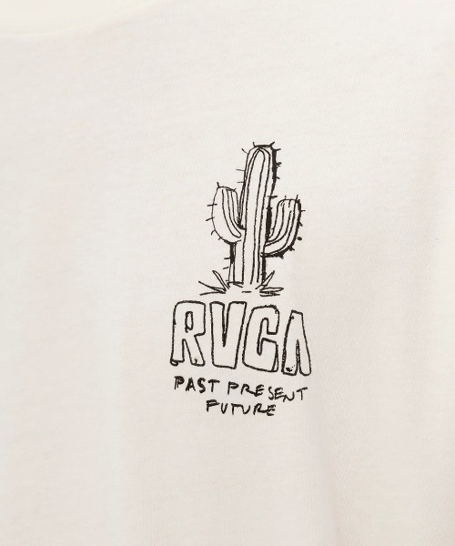 RVCA(ルーカ)の「RVCA メンズ DEATH VALLEY SS Tシャツ 【2025年春夏モデル】/ルーカバックプリント半袖Tシャツ(Tシャツ/カットソー・メンズ・ミント/ブラック系その他/オフホワイト・X-LARGE/LARGE/MEDIUM/SMALL)」の5枚目の写真