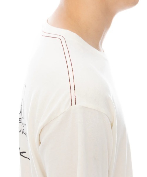 RVCA(ルーカ)の「RVCA メンズ DEATH VALLEY SS Tシャツ 【2025年春夏モデル】/ルーカバックプリント半袖Tシャツ(Tシャツ/カットソー・メンズ・ミント/ブラック系その他/オフホワイト・X-LARGE/LARGE/MEDIUM/SMALL)」の6枚目の写真