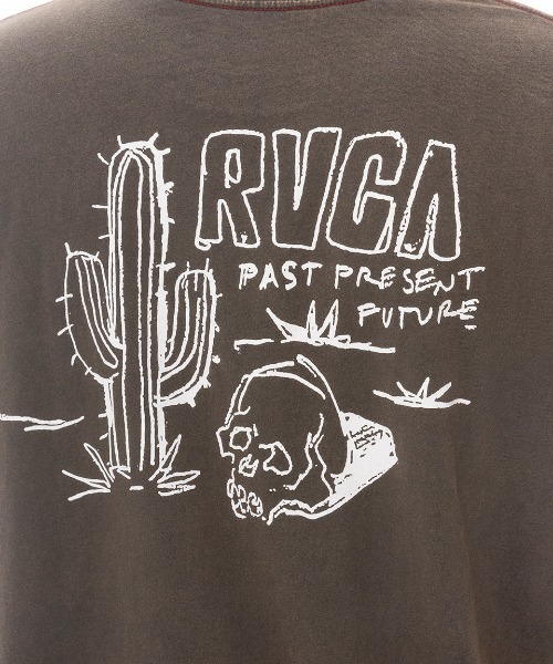 RVCA(ルーカ)の「RVCA メンズ DEATH VALLEY SS Tシャツ 【2025年春夏モデル】/ルーカバックプリント半袖Tシャツ(Tシャツ/カットソー・メンズ・ミント/ブラック系その他/オフホワイト・X-LARGE/LARGE/MEDIUM/SMALL)」の11枚目の写真
