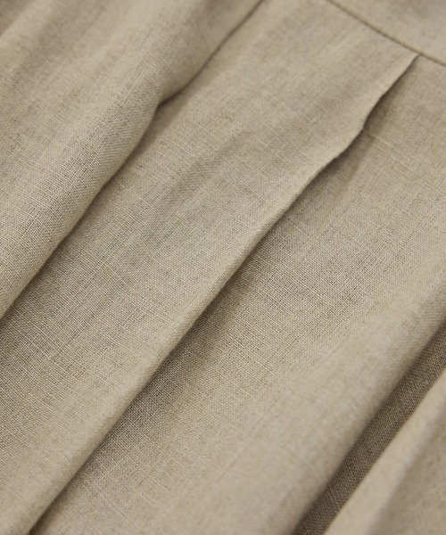 ROPE'（ロペ）の「【洗える】ヨーロピアンリネンフレアスカート/一部セットアップ対応（スカート・レディース・ホワイト/ベージュ/ターコイズブルー・38/36）」の22枚目の写真