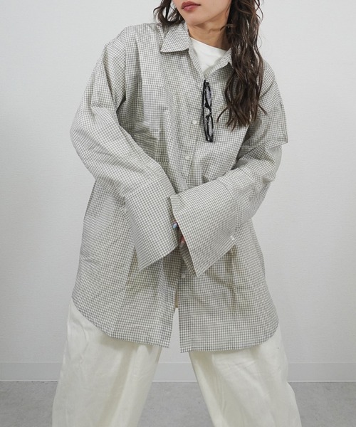 ヒロ 様ご予約品　　　　　　　　TODAYFUL チェックホックシャツ ブラウス TODAYFUL（トゥデイフル）の「チェックホックシャツ（Check Hook