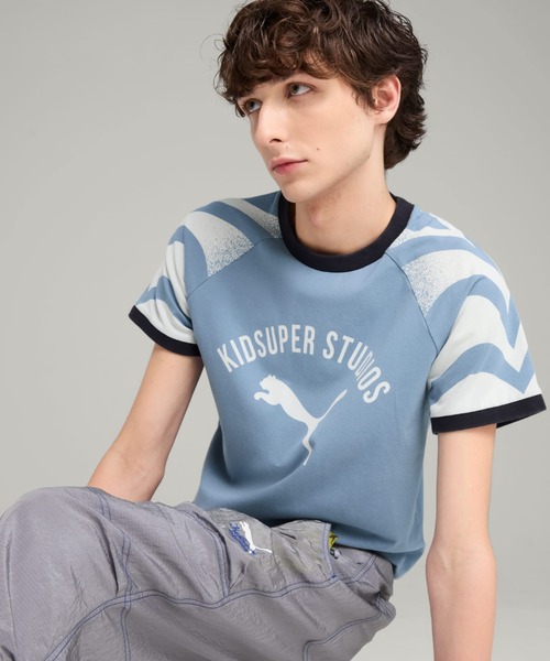 PUMA - puma インナーシャツ PUMA PUMA X KIDSUPER RINGER TEE（プーマ×キッドスーパー