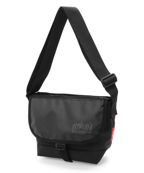 【美品使用数回】マンハッタンポーテージ PVC メッセンジャーバッグ 黒 STANDARD MESSENGER BAG (XS) CANVAS LIGHT | Manhattan Portage