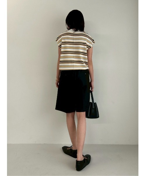 Mila Owen(ミラオーウェン)の「【UV加工】【ウォッシャブル】ハイネックブラウジングニットプルオーバー(ニット/セーター・レディース・ブラック/その他/ホワイト/ダークブラウン/ミント・0/1)」の19枚目の写真