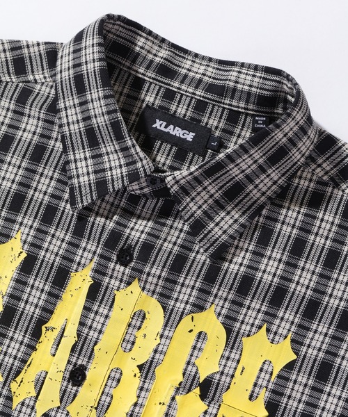 XLARGE（エクストララージ）の「PRINTED PLAID S/S SHIRT（シャツ/ブラウス・メンズ・オレンジ/ブラック/グリーン・XL/L/M/S）」の12枚目の写真