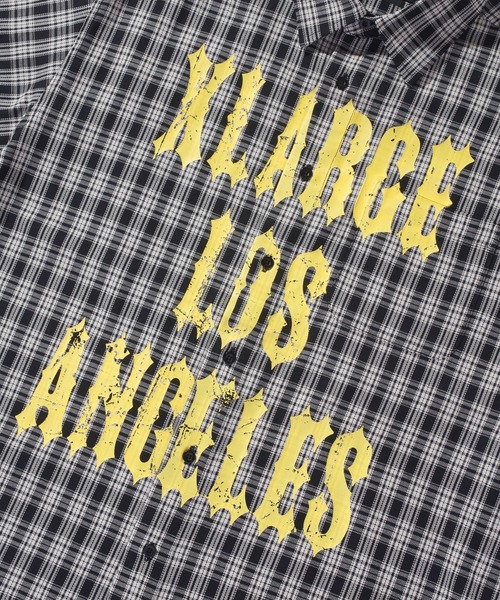 XLARGE（エクストララージ）の「PRINTED PLAID S/S SHIRT（シャツ/ブラウス・メンズ・オレンジ/ブラック/グリーン・XL/L/M/S）」の11枚目の写真
