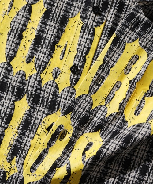 XLARGE（エクストララージ）の「PRINTED PLAID S/S SHIRT（シャツ/ブラウス・メンズ・オレンジ/ブラック/グリーン・XL/L/M/S）」の10枚目の写真
