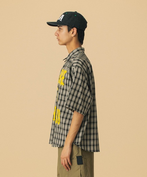 XLARGE（エクストララージ）の「PRINTED PLAID S/S SHIRT（シャツ/ブラウス・メンズ・オレンジ/ブラック/グリーン・XL/L/M/S）」の7枚目の写真