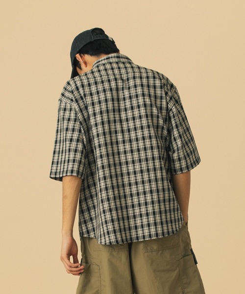 XLARGE（エクストララージ）の「PRINTED PLAID S/S SHIRT（シャツ/ブラウス・メンズ・オレンジ/ブラック/グリーン・XL/L/M/S）」の6枚目の写真