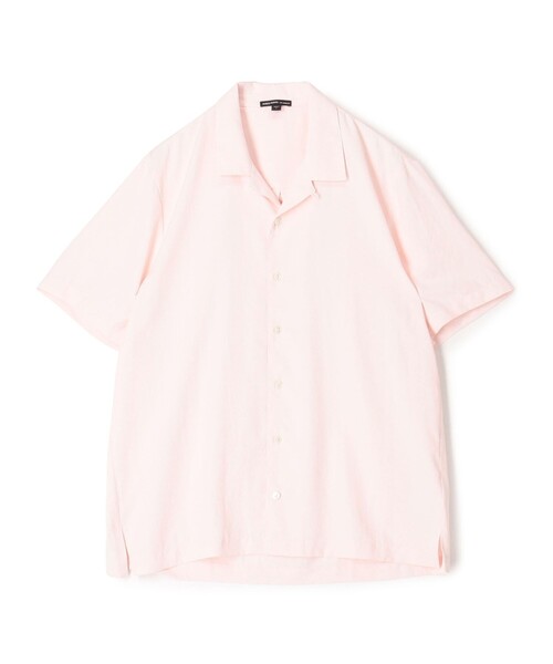 JAMES PERSE(ジェームスパース)の「ポリエステル オープンカラーシャツ MLMP3696(シャツ/ブラウス・メンズ・ライトピンク・0/1/2/3)」の1枚目の写真