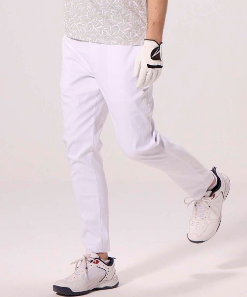 FILA GOLF(フィラゴルフ )の「【FILA GOLF/フィラゴルフ】ツイル9分丈テーパードパンツ 撥水 ゴルフ(その他パンツ・メンズ・ネイビー/ブラック/ベージュ/ホワイト・MEDIUM/LARGE/X-LARGE/XX-LARGE)」の1枚目の写真