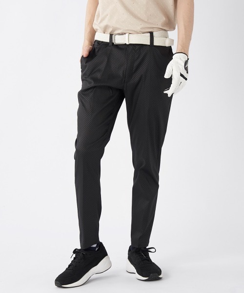 FILA GOLF(フィラゴルフ )の「【FILA GOLF/フィラゴルフ】ツイル9分丈テーパードパンツ 撥水 ゴルフ(その他パンツ・メンズ・ネイビー/ブラック/ベージュ/ホワイト・MEDIUM/LARGE/X-LARGE/XX-LARGE)」の2枚目の写真