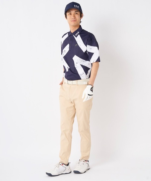 FILA GOLF(フィラゴルフ )の「【FILA GOLF/フィラゴルフ】ツイル9分丈テーパードパンツ 撥水 ゴルフ(その他パンツ・メンズ・ネイビー/ブラック/ベージュ/ホワイト・MEDIUM/LARGE/X-LARGE/XX-LARGE)」の7枚目の写真