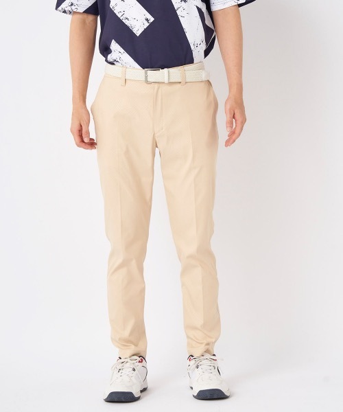 FILA GOLF(フィラゴルフ )の「【FILA GOLF/フィラゴルフ】ツイル9分丈テーパードパンツ 撥水 ゴルフ(その他パンツ・メンズ・ネイビー/ブラック/ベージュ/ホワイト・MEDIUM/LARGE/X-LARGE/XX-LARGE)」の5枚目の写真