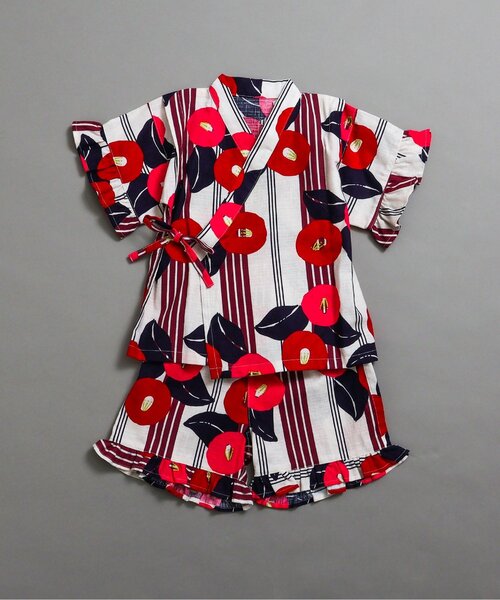 BREEZE 甚平 130cm 昆虫プリント BREEZE 甚平 130cm 昆虫プリント