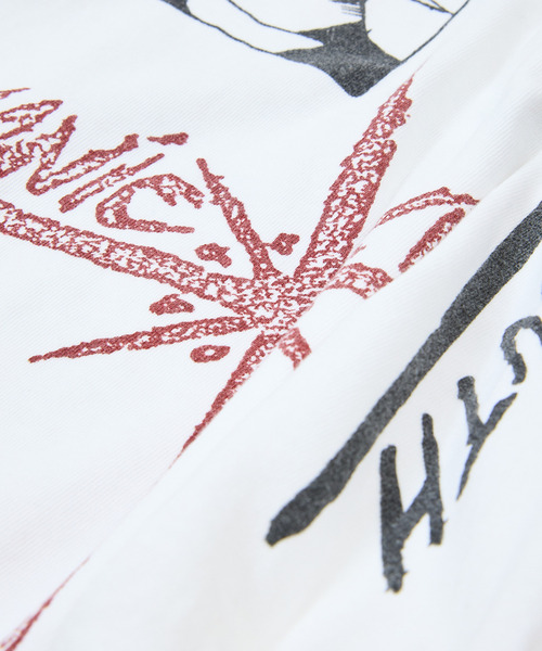 sonic youth（ソニックユース）の「Insonnia Projects インソニアプロジェクツ / MULTI PRINT LS TEE TYPE-A ソニックユース ビッグシルエットプリントロンT バンドT / IP-SY-021（Tシャツ/カットソー・メンズ・ブラック/ホワイト・1/2/3）」の8枚目の写真