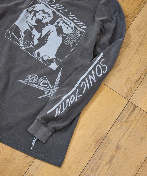 sonic youth(ソニックユース)の「Insonnia Projects インソニアプロジェクツ / MULTI PRINT LS TEE TYPE-A ソニックユース ビッグシルエットプリントロンT バンドT / IP-SY-021(Tシャツ/カットソー・メンズ・ブラック/ホワイト・1/2/3)」の9枚目の写真