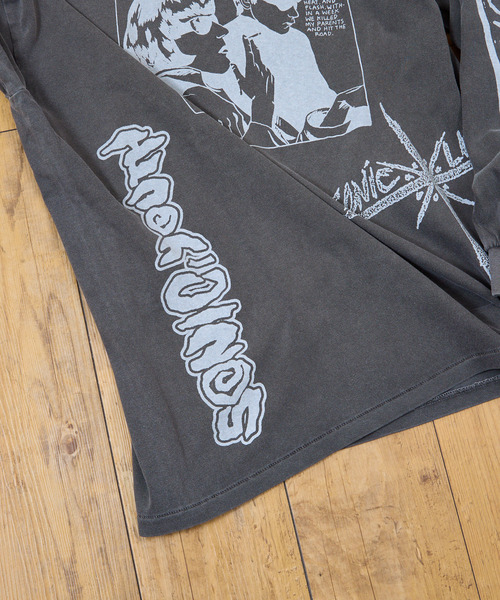 sonic youth(ソニックユース)の「Insonnia Projects インソニアプロジェクツ / MULTI PRINT LS TEE TYPE-A ソニックユース ビッグシルエットプリントロンT バンドT / IP-SY-021(Tシャツ/カットソー・メンズ・ブラック/ホワイト・1/2/3)」の13枚目の写真