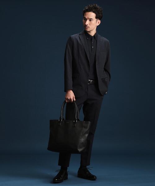 THE SHOP TK （ザ ショップ ティーケー ）の「ライトドッツジャケット【セットアップ可/洗濯機OK】（テーラードジャケット・メンズ・ブラウン系その他/チャコールグレー/ネイビー・01/02/03/04）」の15枚目の写真